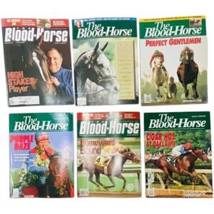 The Blood-Horse Magazine Lot 1995-2003 Thoroughbred Horse Racing Back Issues